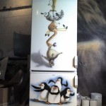 персонажи из мультика на холодильнике